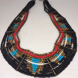 10 strand seed bead necklace
